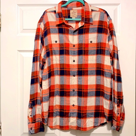 American Eagle Outfitters Other - American Eagle Heritage Flannel a plaid Button Long Sleeve Size XXL